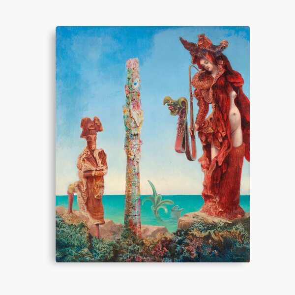 Napoleon in the Wilderness, by Max Ernst Canvas Print