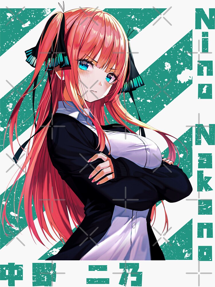 Nino Nakano - 5 toubun no Hanayome Sticker for Sale by ice-man7