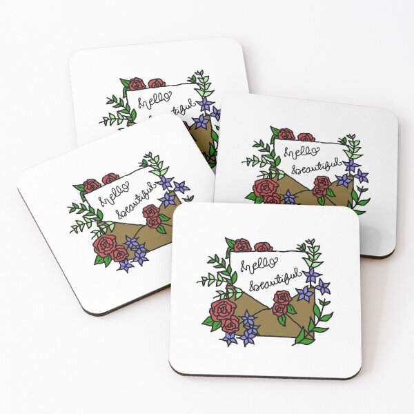 Item preview, Hello beautiful flower envelope designed and sold by eleanor27.