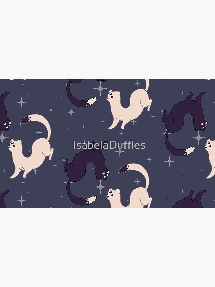 Mystic weasels pattern by IsabelaDuffles