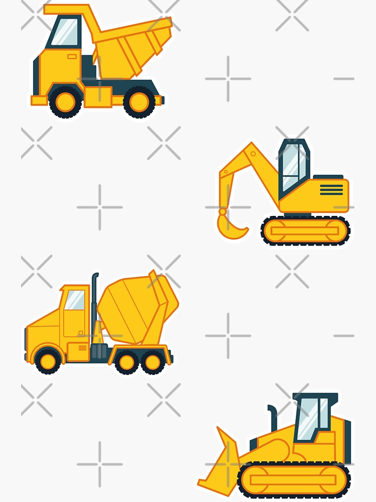 Construction work 4-pack by Between-clouds