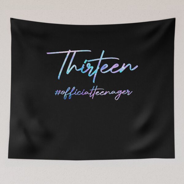 Item preview, Official Teen Birthday Funny Teenager Girl Hashtag designed and sold by FucaGirl.