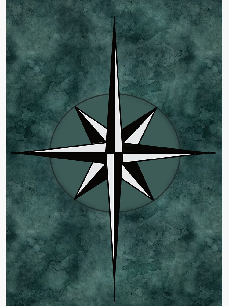 Basic Compass Rose #2 by 13SkiesStudio