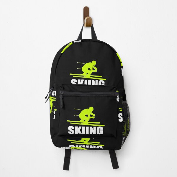 Item preview, Skiing Neon Design in Black designed and sold by LeHongTien.