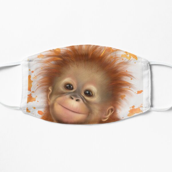 BABY ORANGUTAN Flat Mask