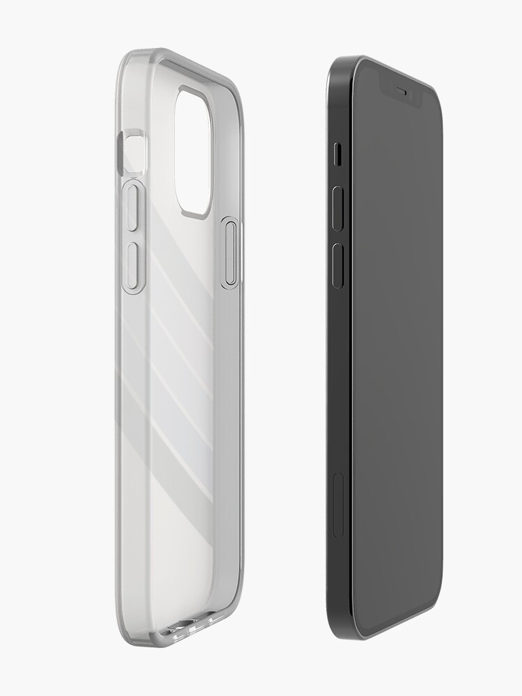 Alternate view of RETRO GRAY beige RAINBOW iPhone Case & Cover