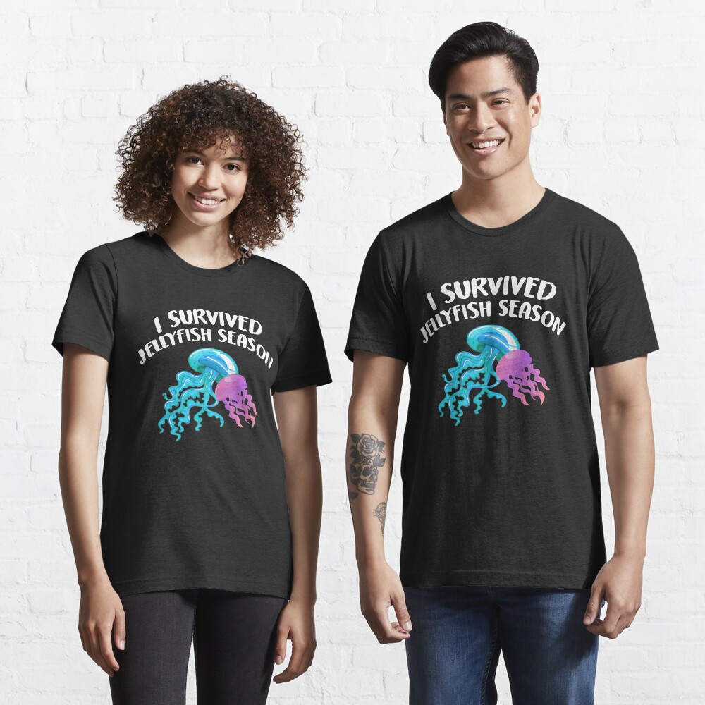 I Survived Jellyfish Season Jellies Jellyfishes Essential T-Shirt