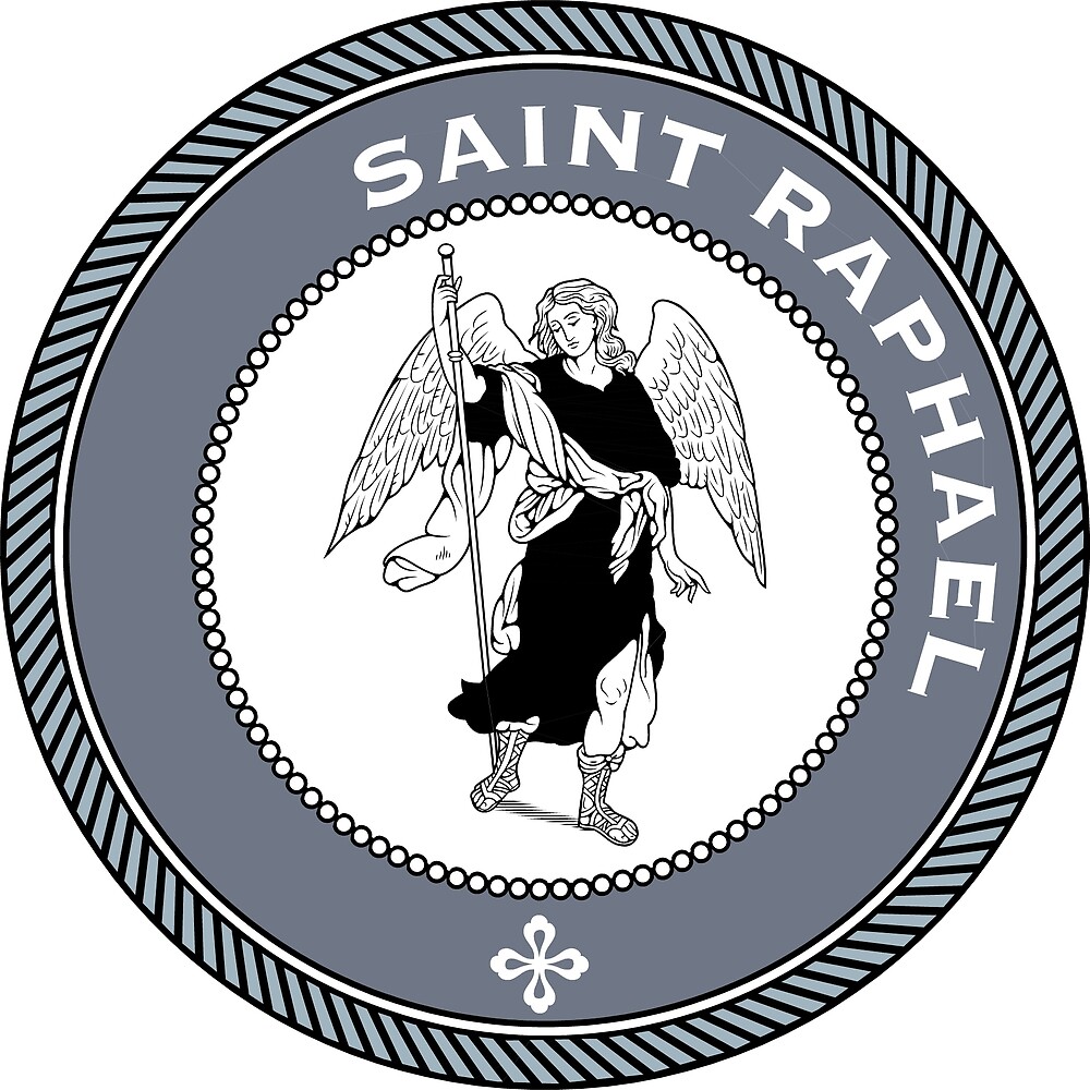 "ST RAPHAEL MEDALLION" by CatholicSaints Redbubble