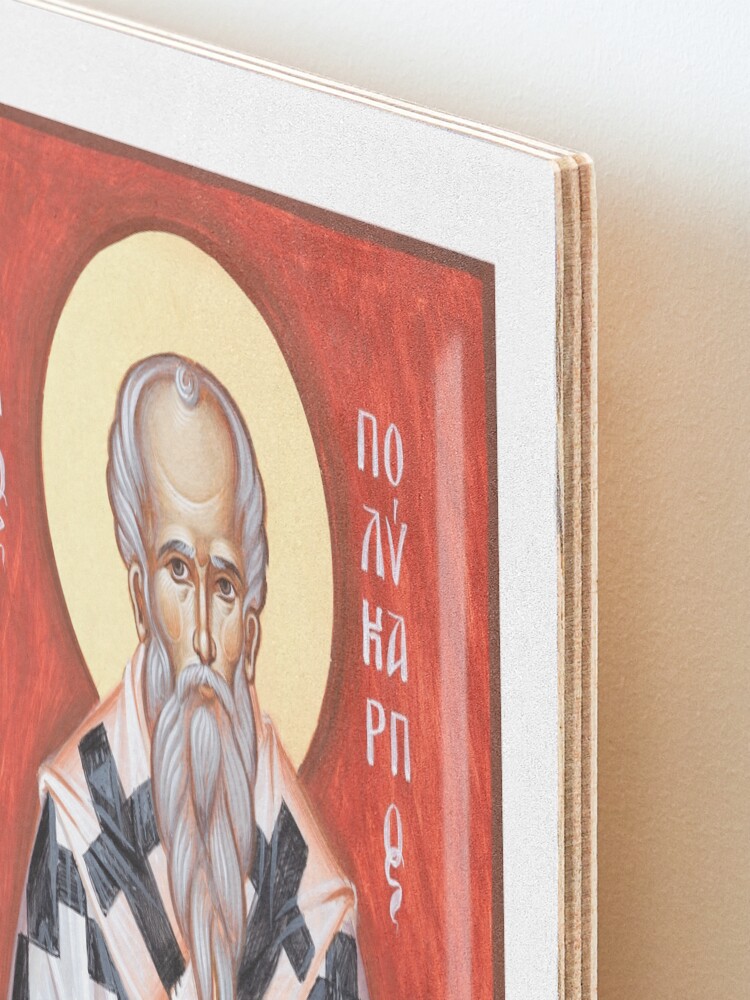 Alternate view of St Polycarp of Smyrna Mounted Print