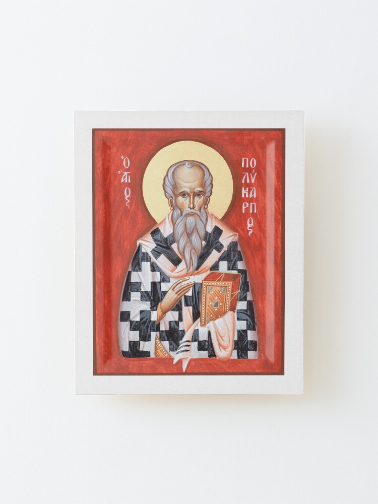 Alternate view of St Polycarp of Smyrna Mounted Print