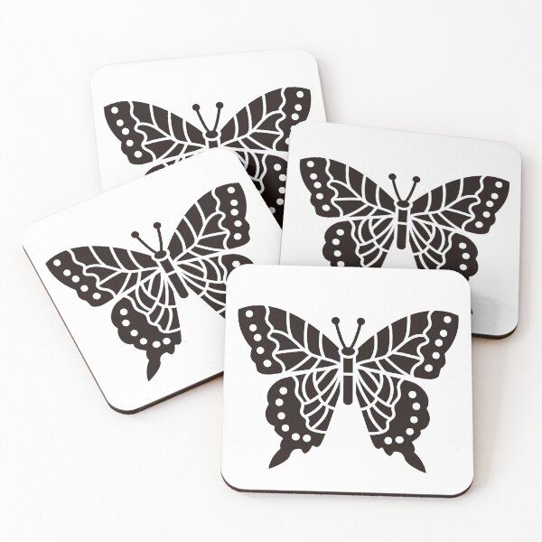 Item preview, Butterfly Black and White designed and sold by mwagie.