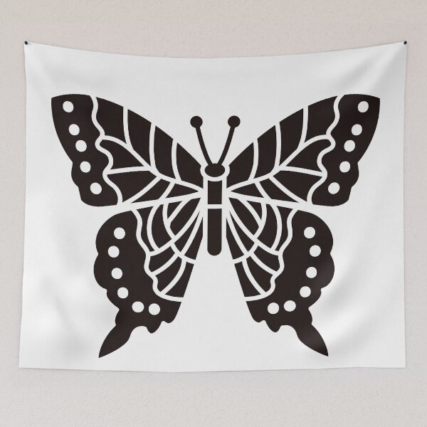 Item preview, Butterfly Black and White designed and sold by mwagie.