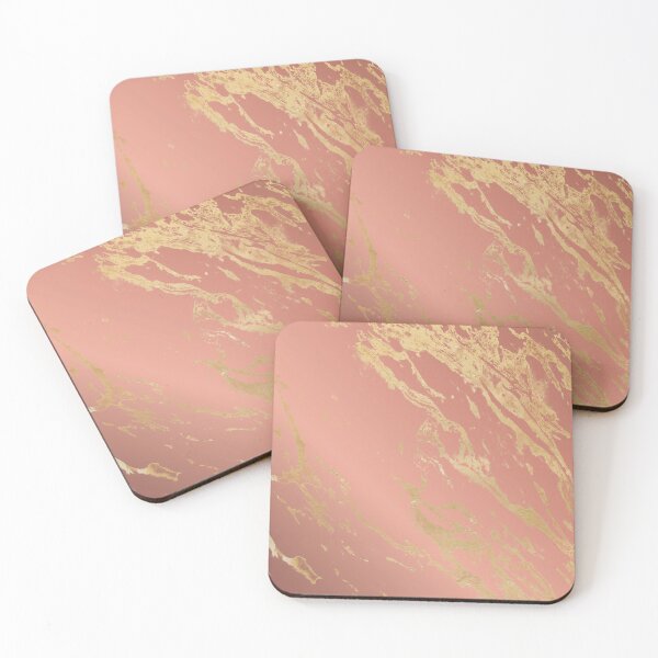 Item preview, Rose gold marble pattern designed and sold by cinnamonbay.