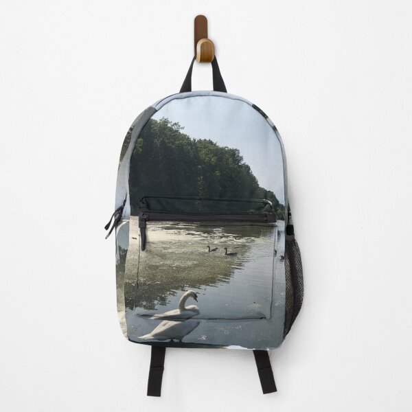 Item preview, Swan and Geese Friends Hanging out At The Lake designed and sold by art-dreams.