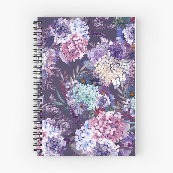 Item preview, Hydrangea flower, watercolor hydrangea flower designed and sold by Eunoia-ikigai.