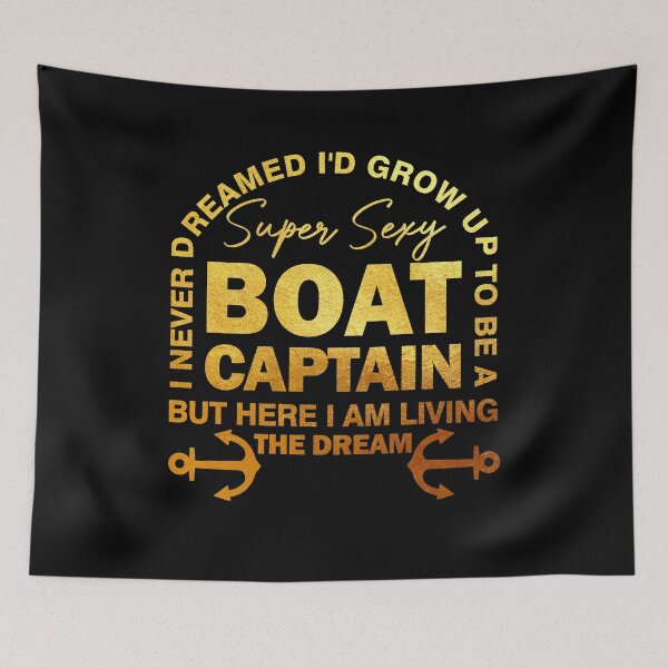 Item preview, Super Sexy Boat Captain Boating Boat Owner Boat Lover designed and sold by FucaGirl.