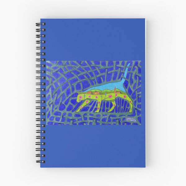 Item preview, 563 - LANDSCAPE CAT - DAVE EDWARDS -COLOURED PENCILS - 2021 designed and sold by BLYTHART.