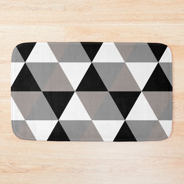 Item preview, triangles black white grey gray green designed and sold by Seatzy.