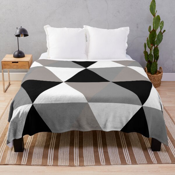 Item preview, triangles black white grey gray green designed and sold by Seatzy.