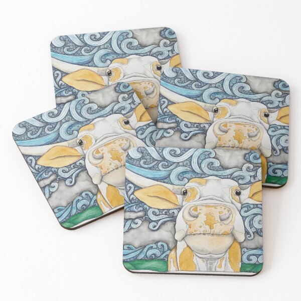 Item preview, The friendly Bull designed and sold by TangleTurtleArt.