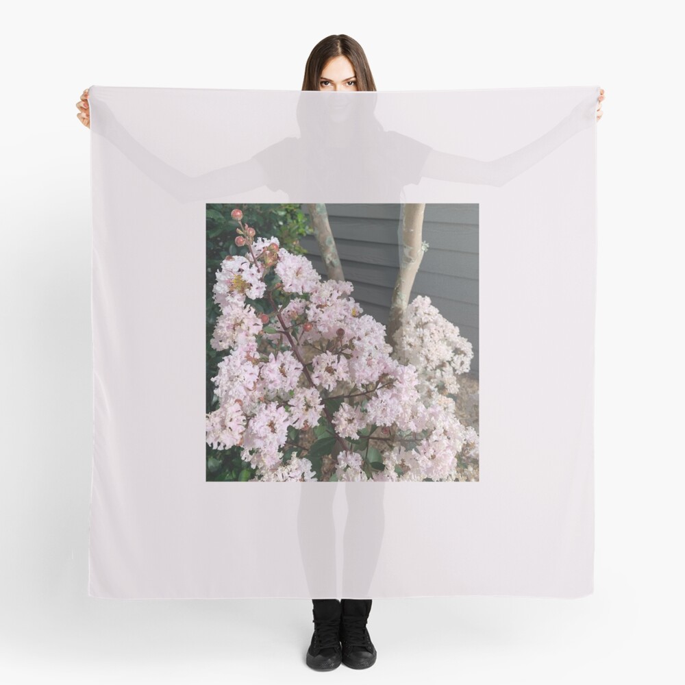 Pink Crepe Myrtle Scarf