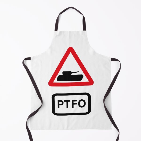 Item preview, Tank Road Sign PTFO - Play the f*&king objective! Gamer's design designed and sold by MintGubbins.