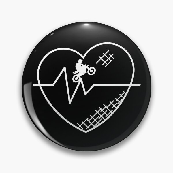 Item preview, Dirt Bike Heartbeat | Motocross Lover Unique Dirt Biking Gift | Racing, Dirt Bike Racer designed and sold by Kahume.