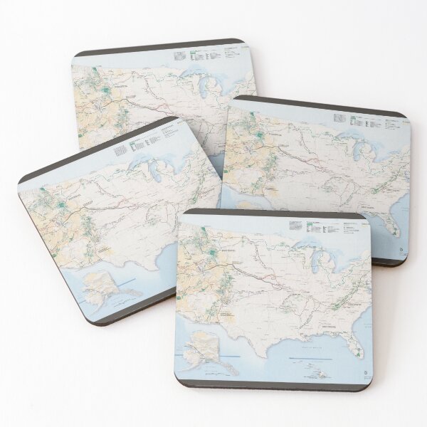 Item preview, US National Trails System Map (2004) United States Scenic Hiking Routes Atlas designed and sold by BravuraMedia.