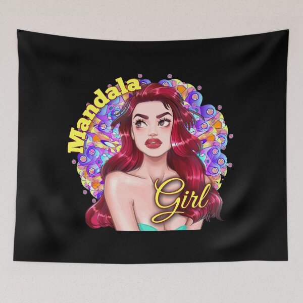 Item preview, Mandala girl designed and sold by Medly.