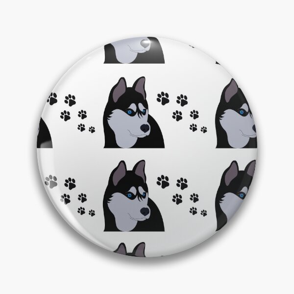 Artikelvorschau, Siberian Husky Hundemuster entworfen und verkauft von Maful.
