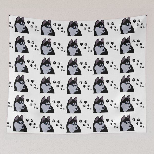 Item preview, siberian husky dog pattern designed and sold by Maful.