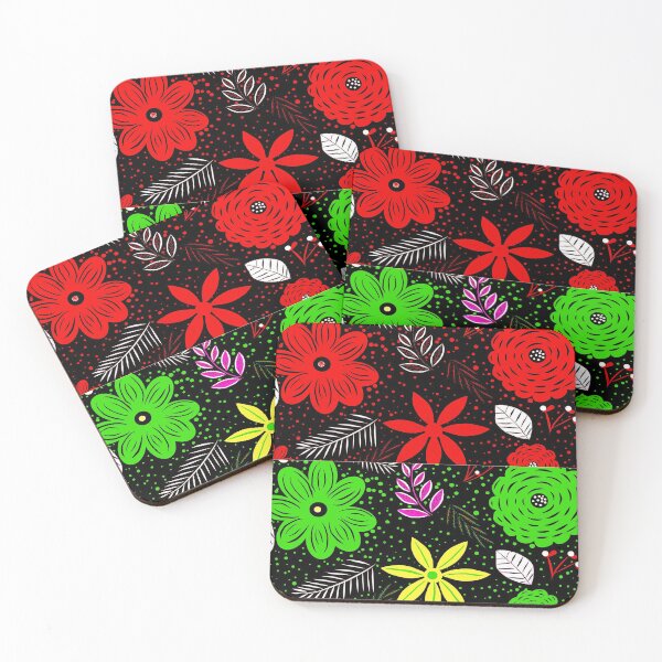 Item preview, colorful floral pattern design designed and sold by Ovrostore.