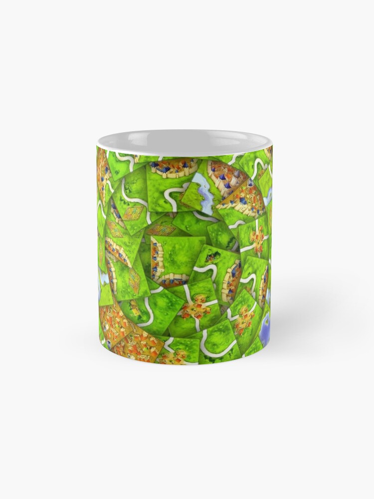 Alternate view of Carcassonne swirl Mug