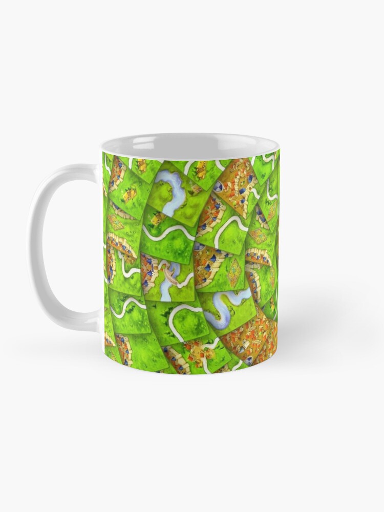 Alternate view of Carcassonne swirl Mug