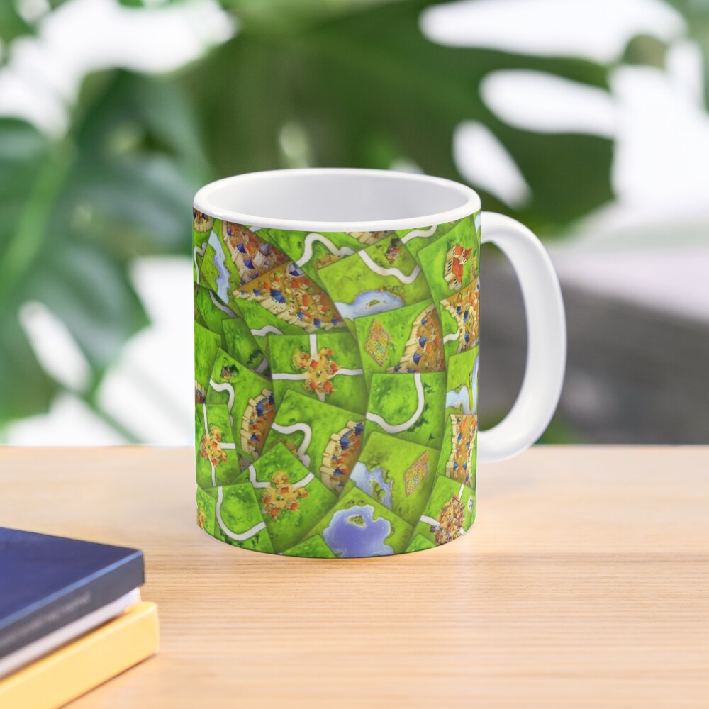 Carcassonne swirl Mug