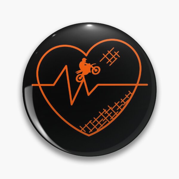 Item preview, Dirt Bike Heartbeat | Motocross Lover Unique Dirt Biking Gift | Racing, Dirt Bike Racer designed and sold by Kahume.