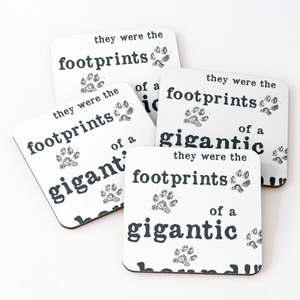 Item preview, Hounded - "Footprints of a gigantic hound" graphic designed and sold by MrAshdown.