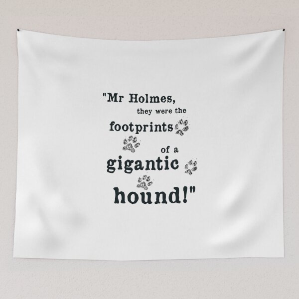 Item preview, Hounded - "Footprints of a gigantic hound" graphic designed and sold by MrAshdown.