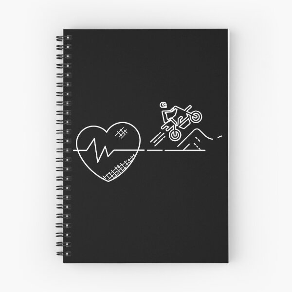Item preview, Dirt Bike Heartbeat | Motocross Lover Unique Dirt Biking Gift | Racing, Dirt Bike Racer designed and sold by Kahume.