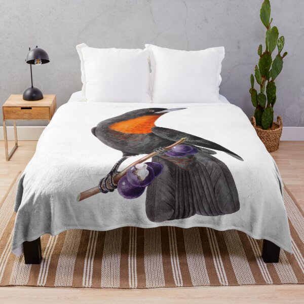 Item preview,  Red Ruffed Fruitcrow - Exotic Birds designed and sold by AlexSin.