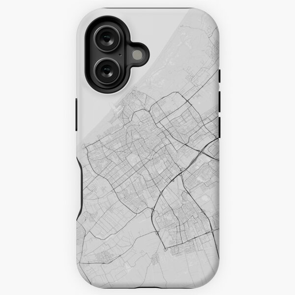 Item preview, The Hague, Netherlands Map. (Black on white) designed and sold by Graphical-Maps.