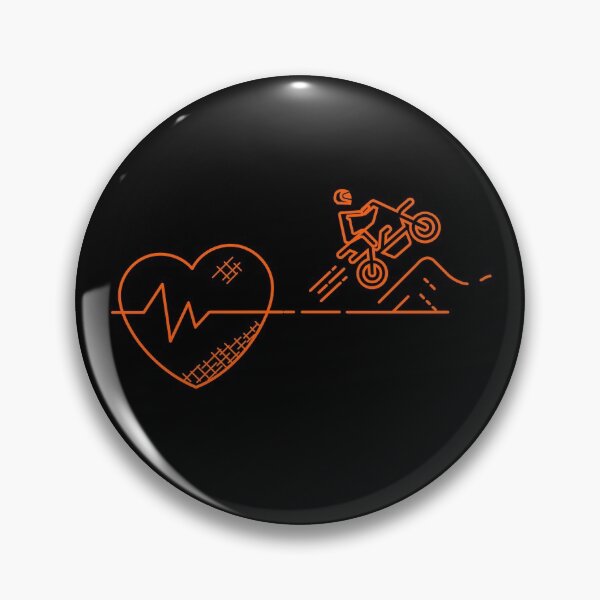 Item preview, Dirt Bike Heartbeat | Motocross Lover Unique Dirt Biking Gift | Racing, Dirt Bike Racer designed and sold by Kahume.