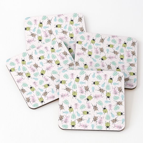 Item preview, Abstract modern retro soothing bugs pattern  designed and sold by AKart19.