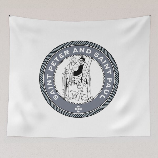 Item preview, SAINT PETER AND SAINT PAUL MEDALLION designed and sold by CatholicSaints.