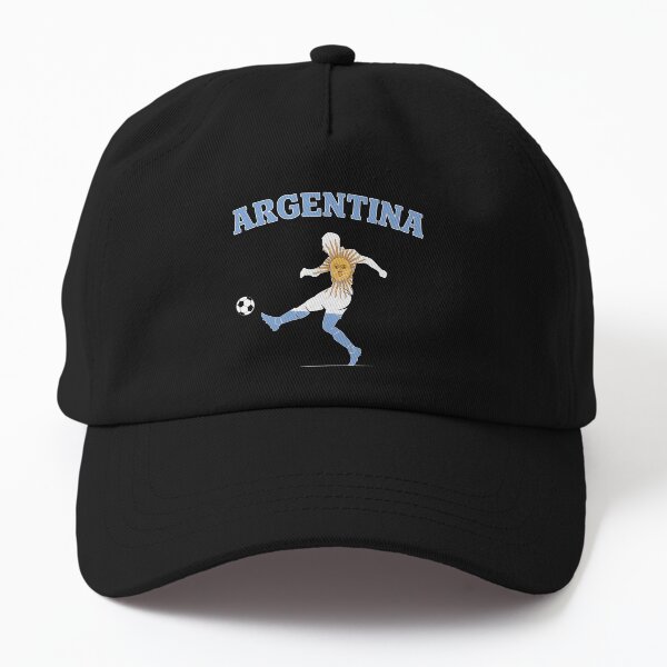 Argentina flag soccer ball Dad Hat