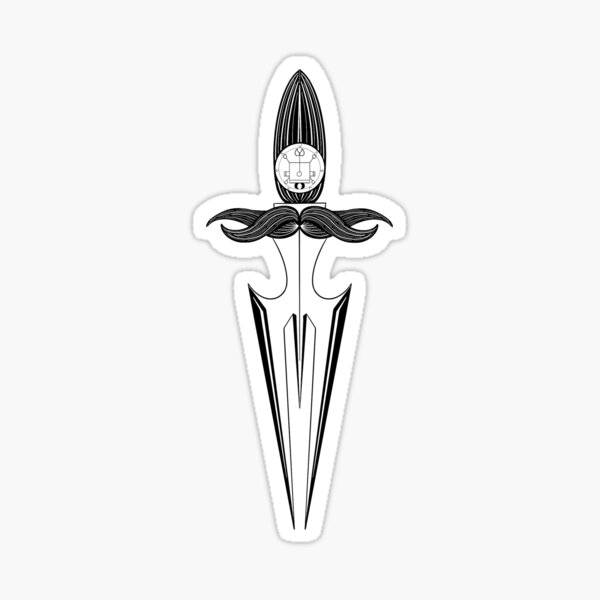 Occult Dagger Sticker For Sale By Raineydaysart Redbubble