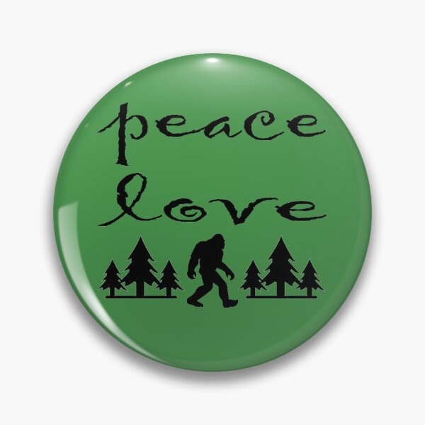 Item preview, Official Peace Love Bigfoot Sasquatch designed and sold by GreenTurtleTeez.