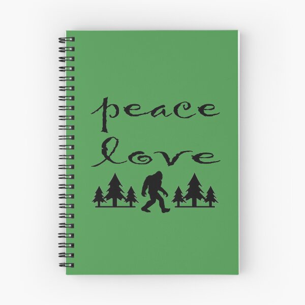 Item preview, Official Peace Love Bigfoot Sasquatch designed and sold by GreenTurtleTeez.