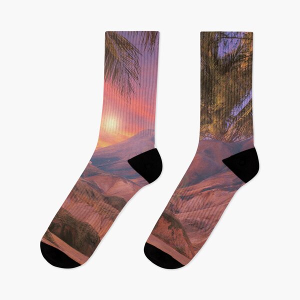 Item preview, Sunset in paradise with palm trees designed and sold by Mauswohn.