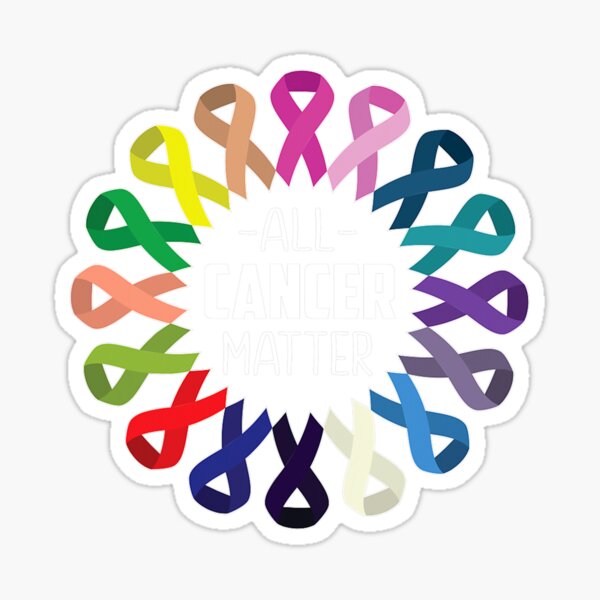 all-cancer-matter-support-raise-cancer-awareness-ribbon-sticker-for